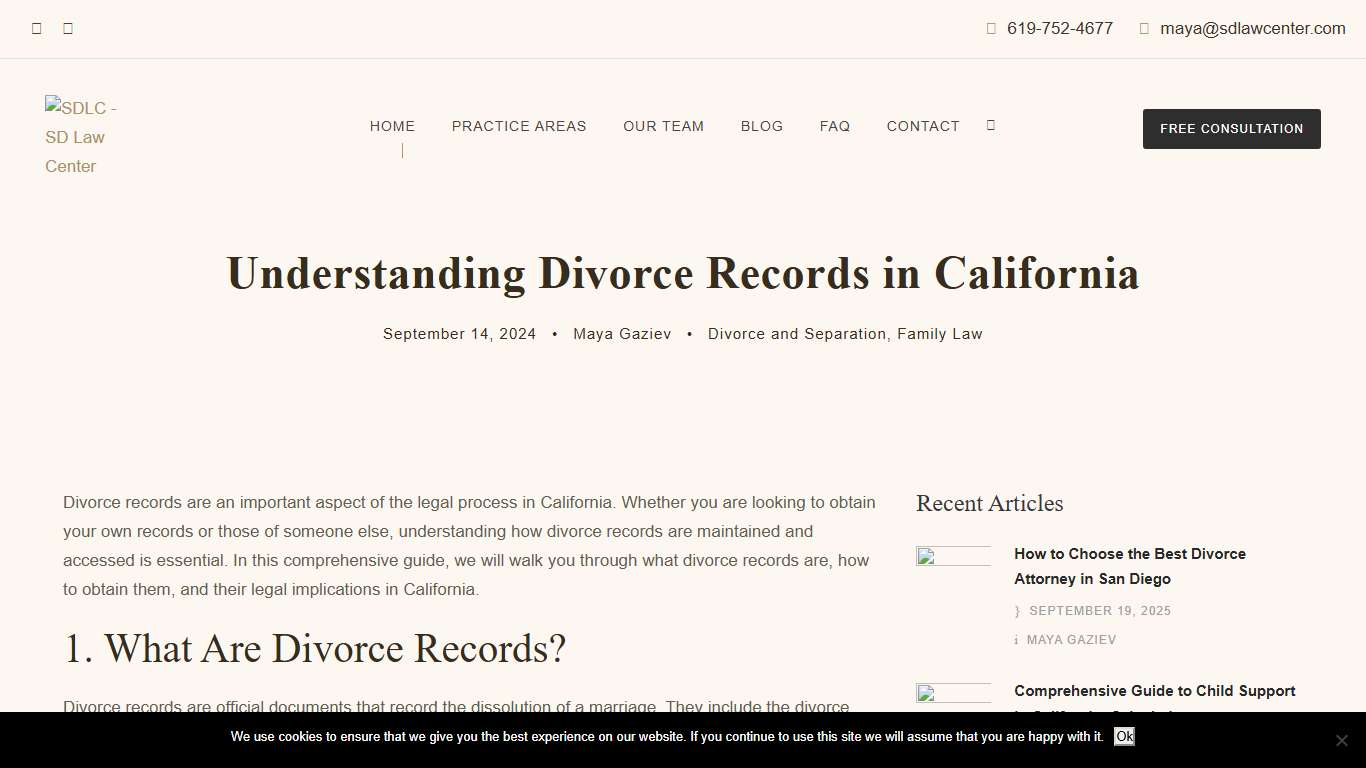 How to Access Divorce Records in California: A Complete Guide SD Law Center